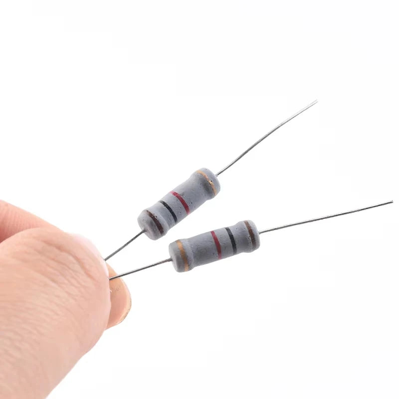 1% Resistor Set Resistance 2W Metal Film Resistors Kit 10Ohm ~1M Ohm 30Values Electronic Components Kit