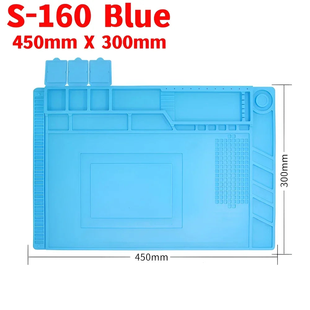ESD Heat Resistant 932℉ Soldering Mat Job Tools Computer Phone Repair Kit Working Repair Pad Heatresistant Maintenance Platform