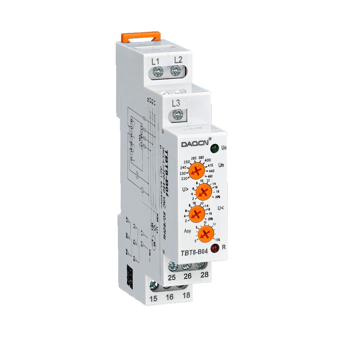 New TBT8 three phase motor protector 3 Phase failure Phase Sequence Voltage Monitoring Relay Voltage Sensing Protection Relay