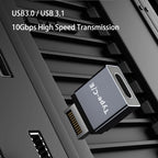 USB 3.1 Front Panel Header Type E to USB C Type C Expansion Cable Adapter Connector for Desktop Computer Motherboard Plug