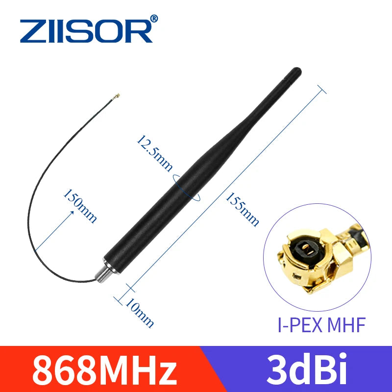 2pcs LoRa 868 MHz Antenna Omni 868M Lorawan Antennas for Communication Antennae SMA Male Foldable Mini Aerial High Gain 3.5dBi