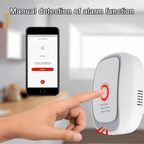 HEIMAN Standard Zigbee Combustible Gas Sensor – Natural Gas & LPG Leak Detector for Smart Home Security Alarm