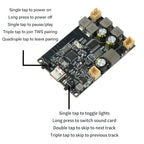 TWS Bluetooth Amplifier Module 2*10W Dual Channel Bass Enhancement Algorithm Amplifier Board Type C for DIY Audio Projects