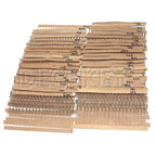 860pcs 1/4W Carbon Film Resistor Kit 5% Resistance Assorted Set 43valuesX20pcs 1R - 1M Ohm 0.25W Sample Pack