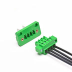 5Sets 3.81MM Pitch Through Wall Pluggable Terminal Blocks 15EDGWB 3.81 2/3/4/5/6/7/8pin Plug + Pin Header Socket Set