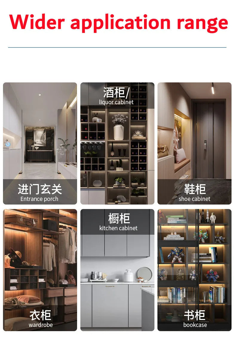Touch sensor switch Hand Sweep Switch 5A 12V-24V PIR Motion Sensor Hand Wave Scan Smart LED Closet Cabinet light/Wardrobe lamp