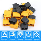XT60 Female Male Plug with Sheathfor XT60H Plugs Connector Adapter for RC Lipo Battery Airplane Wire Cable Charger Connectors