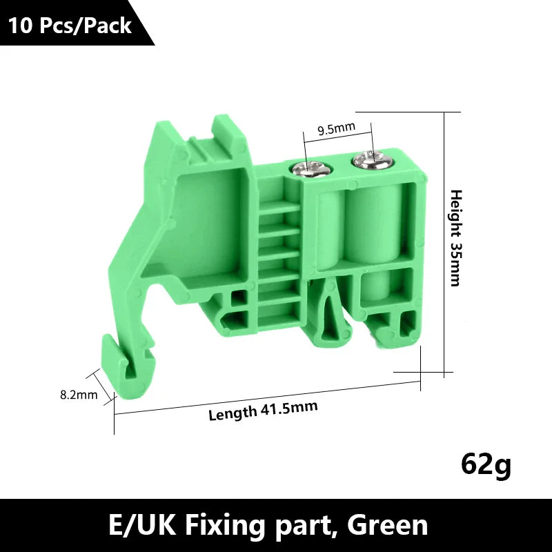 UK 2.5 Terminal Block UK2.5B Screw Connection Connect Strip 2.5B/3N/5N/6N/10N  2.5mm² Cable Electrical Din Rail Wire Connector