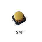 10Sets 12x12mm Momentary Tact Switch Add Plastic Caps Height 9.2mm Push Button Switch 4PIN SMT DIP PCB Mounting Button