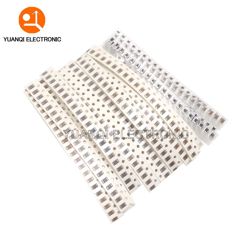 320PCS 720PCS 0603 0805 1206 SMD Capacitor Assorted Kit 16/36/50Values 1PF - 10UF Capacitance Set 100NF 0.1UF 1UF 2.2UF 4.7UF