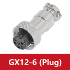 5/20PCS GX12 Connector 2/3/4/5/6/7 Pin Aviation Socket  Plug Docking Connector Male  Female Circular Connector 12mm