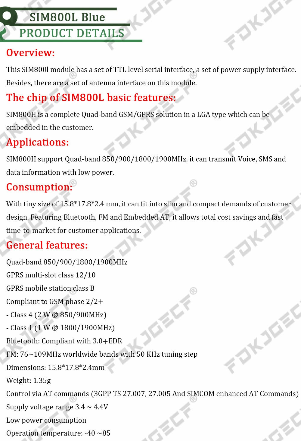 SIM800L GPRS GSM Module Micro SIM Card Core Quad-band TTL Serial Port Antenna PCB Wireless WIFI Board for Arduino Smart Phone