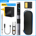 FNIRSI HS-02 Portable Intelligent Soldering Iron 100-450℃ Fast Heat Up 100W Type-C PD Fast Charging for Welding Repair Tools