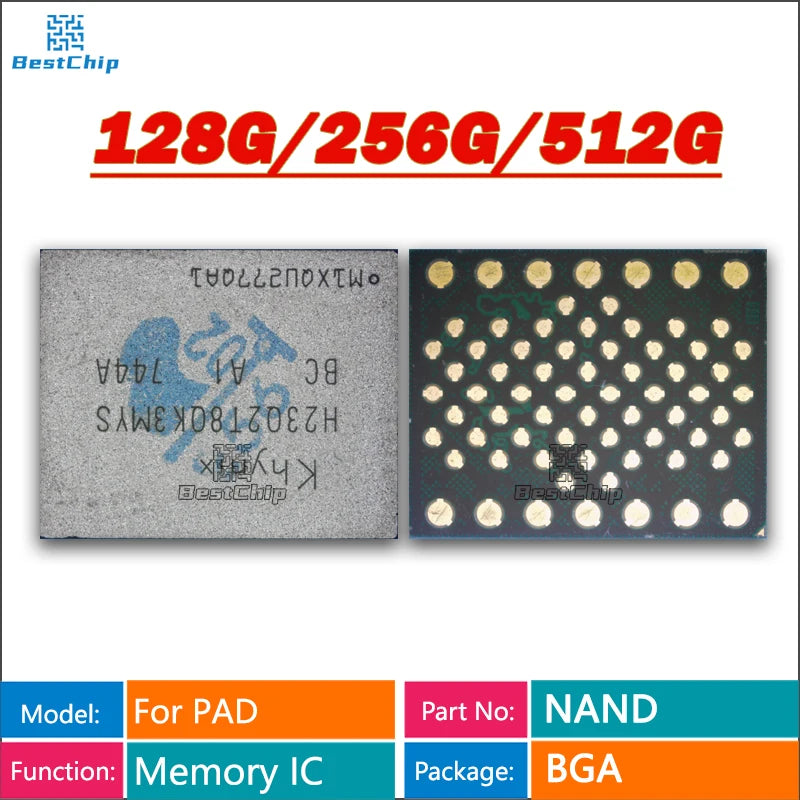 1pcs For iPhone 6S 6SP 7/7Plus plus Nand Flash Memory IC 16GB 32GB 64GB 128GB 256GB U1500 HDD Harddisk Chip