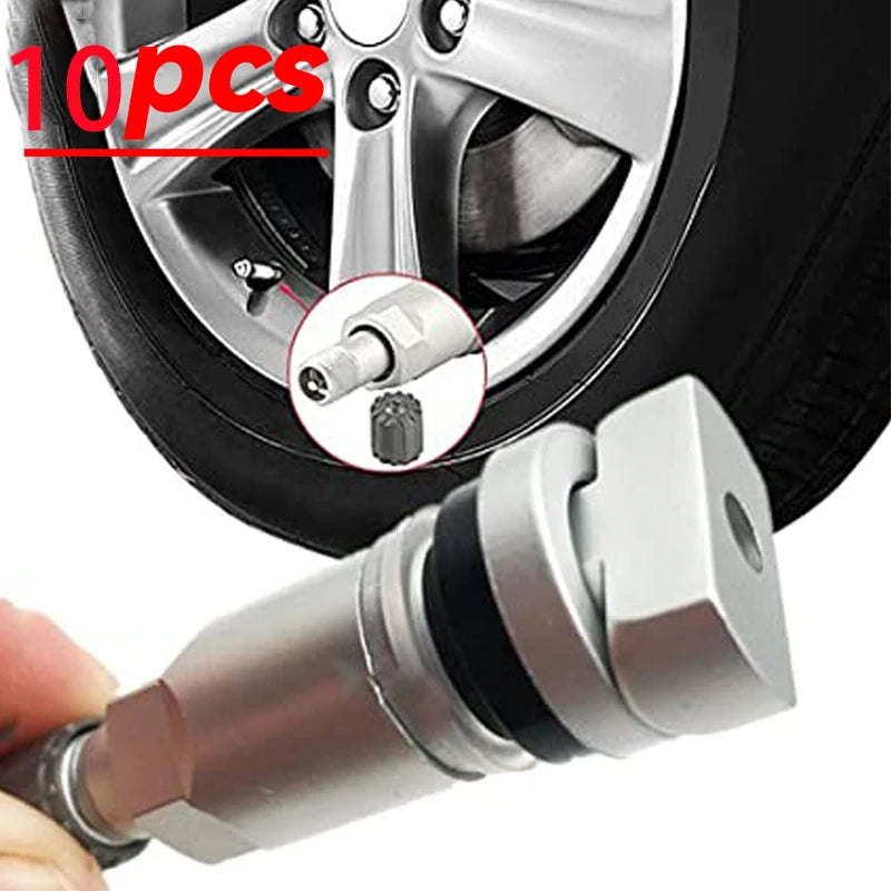 10Pcs Tyre Pressure Sensor TPMS Valve Stem Repair Kit For BMW 1 2 3 Series X1 X2 X3 Car Tubeless Wheel Tire Valve