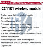 CC1101 10mW Wireless Module 433MHZ 868MHZ 300-1000M Long Distance Transmission With SMA Antenna Wireless Transceiver Module