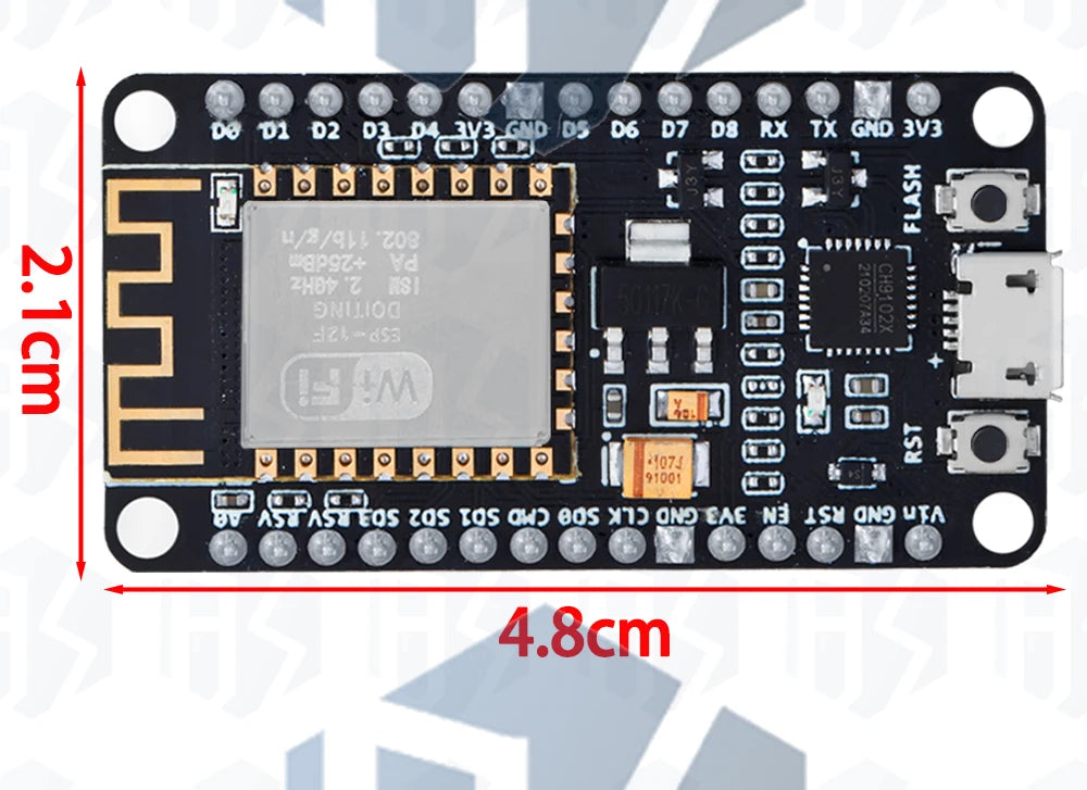 1PCS NodeMCU Motor Shield Board L293D for ESP-12E from ESP8266 esp 12E kit diy rc toy wifi rc smart car remote contro