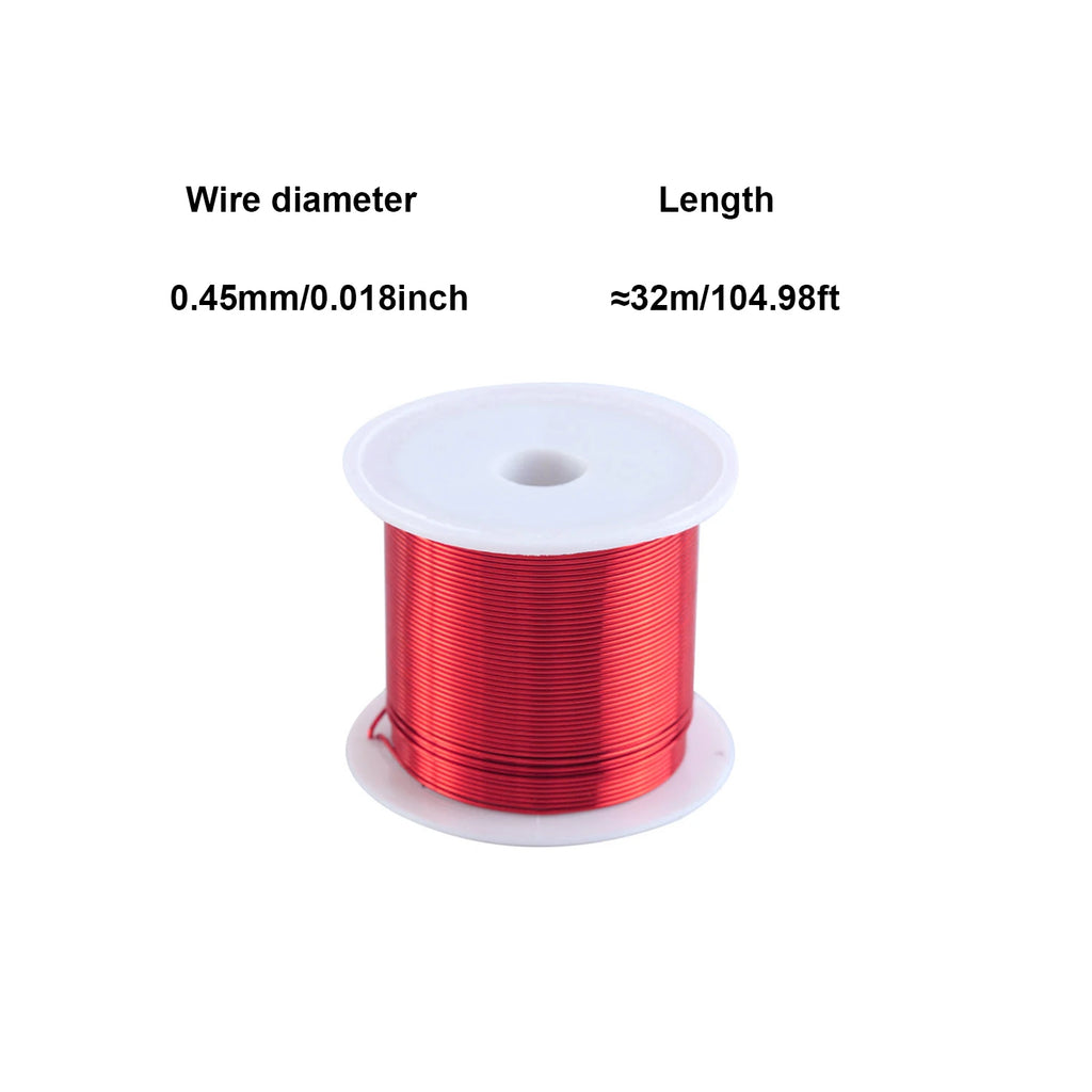 1-3Roll 50g Red Polyurethane Enameled Coppers Wire Varnished Diameter 0.1mm To 1mm For Transformer Wire Jumper 650meters-7meters