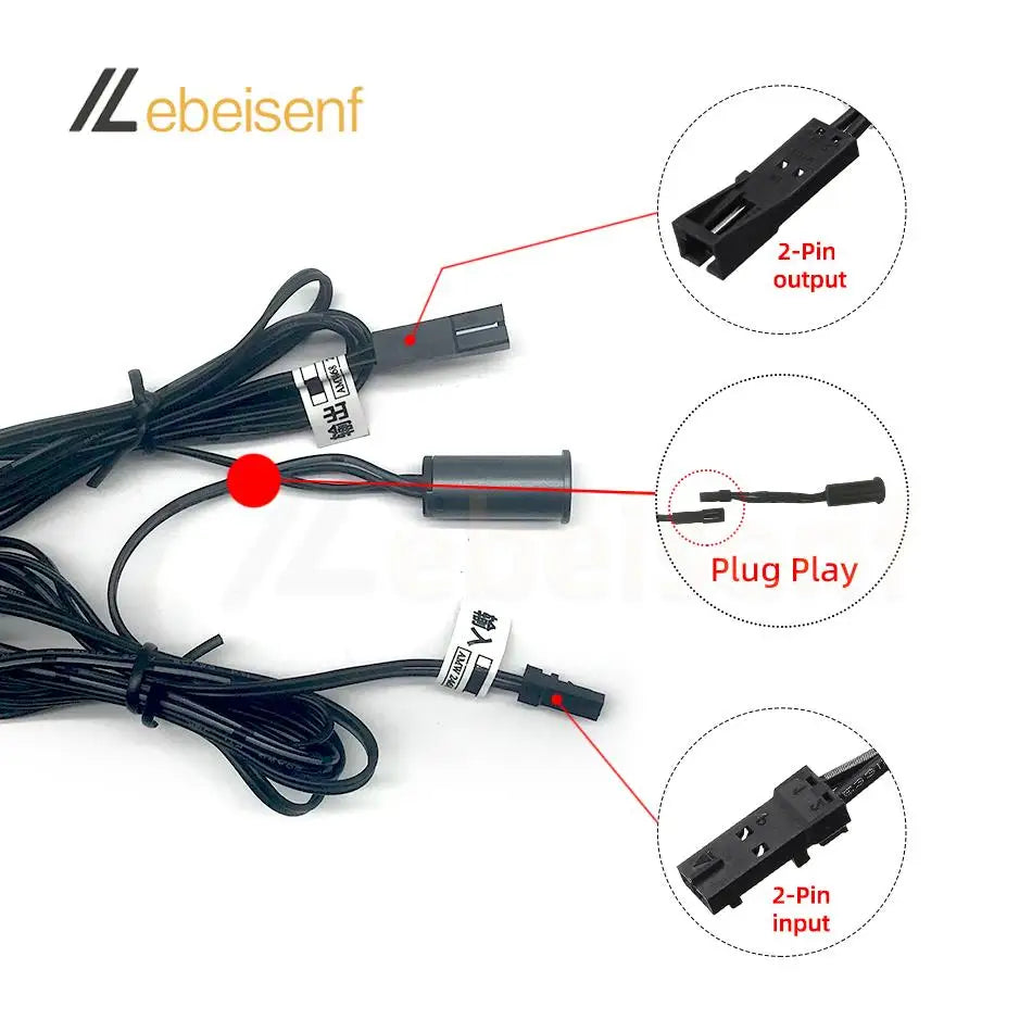 DC 12V 24V 5A LED Cabinet Sensor Switch Door Control/PIR Motion/Hand Sweep/Touch Activated for Wardrobe Closet Under Strip Light