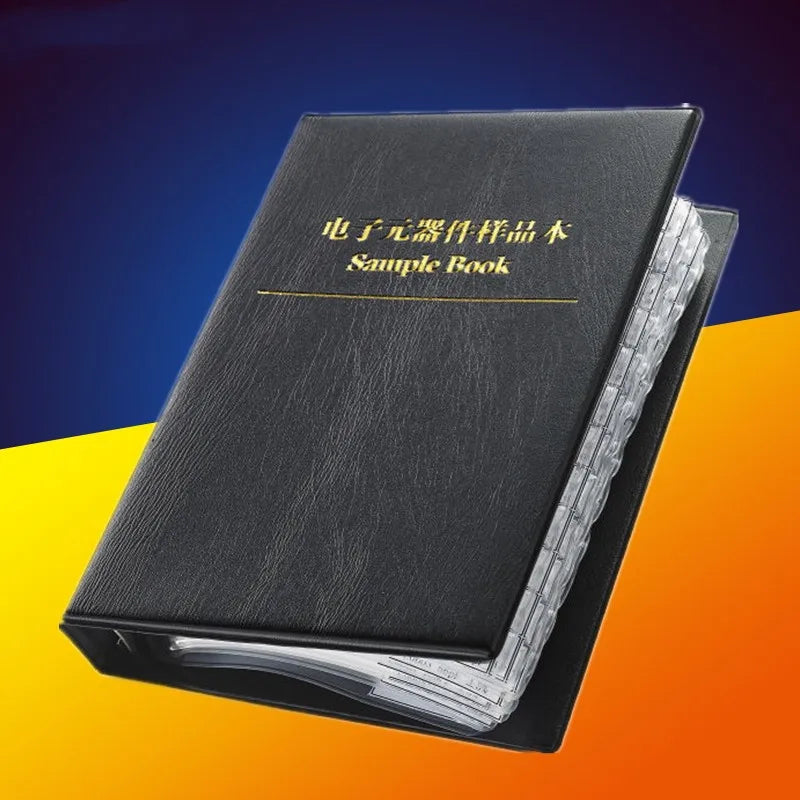 0201/0402/0603/0805/1206 SMD Resistor Sample Book, ±1% Tolerance, 170 Kinds Assortment Kit