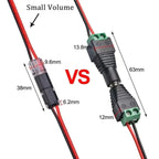 Waterproof Plug Wire Connector 2 Pin Way Cable Plug Car Electric Wire Snap Connectors Strip Terminal Connection Replacement Tool