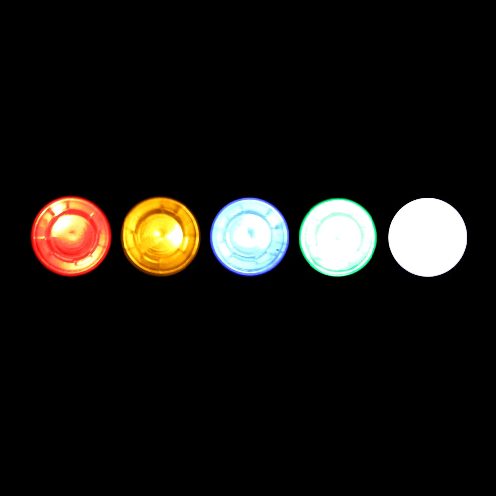 6/8/10/12mm Waterproof Warning LED Metal Indicator 3-6V 12-24V 110-220V Machine Car Working Red Yellow Blue Green White