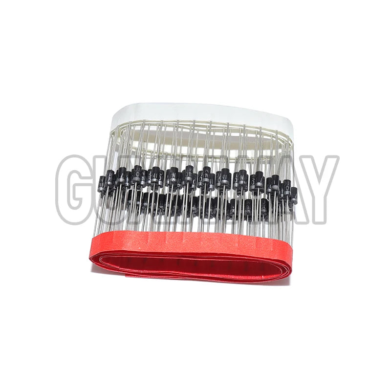 100pcs 1N4007 Rectifier Diode IN4007 1A 1200V DIP DO-41 Schottky Diode