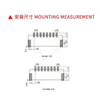 100PCS   GH1.25 Locking Connector with Buckle  2 3 4 5 6 8p Horizontal/vertical Mounting  Rubber Shell  Terminal