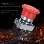 220V Emergency Stop Button Switch Rotate Locking XB2-BS542 BS442 BS642 BS142 10A Key Power Starter for Electrical Panelboad 22MM