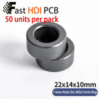 Anti-Interference Ferrite Toroid Core Ni-Zn - High Frequency Common Mode Inductor Ring for Electronic Equipment