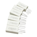 2Pcs/5Pcs 10W 20W 5% Vertical Cement Resistance Power Resistance 0.01R ~ 300K 1R 2R 10R 20R 22R 30R 47R 51R 100R 68Ohm 100K 300K