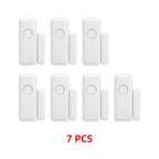 HIVA Wireless Magnetic Door & Window Sensor EV1527 Coding Mode RF 433MHz for Home Security Alarm System Home Burglar Alarm Kits