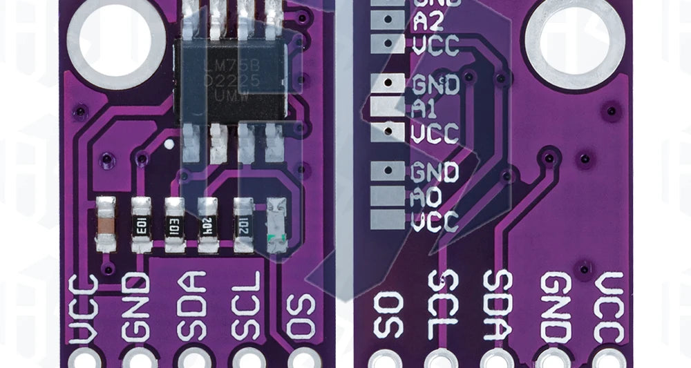 LM75 LM75A Temperature Sensor High Speed I2C Interface High Precision Development Board Module For Arduino