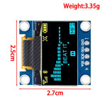 0.96 inch IIC Serial Yellow Blue OLED Display Module 128X64 I2C SSD1306 12864 LCD Screen Board GND VCC SCL SDA  for arduino