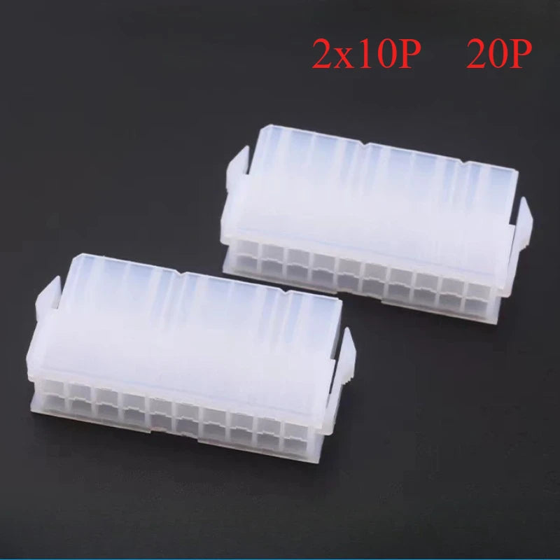 10pc 5559 Receptacle Mini-Fit MX4.2 Dual Row Female Plug Housing Automotive Connector 2x1-2x12P PC Graphic Card PCI-E ATX Power