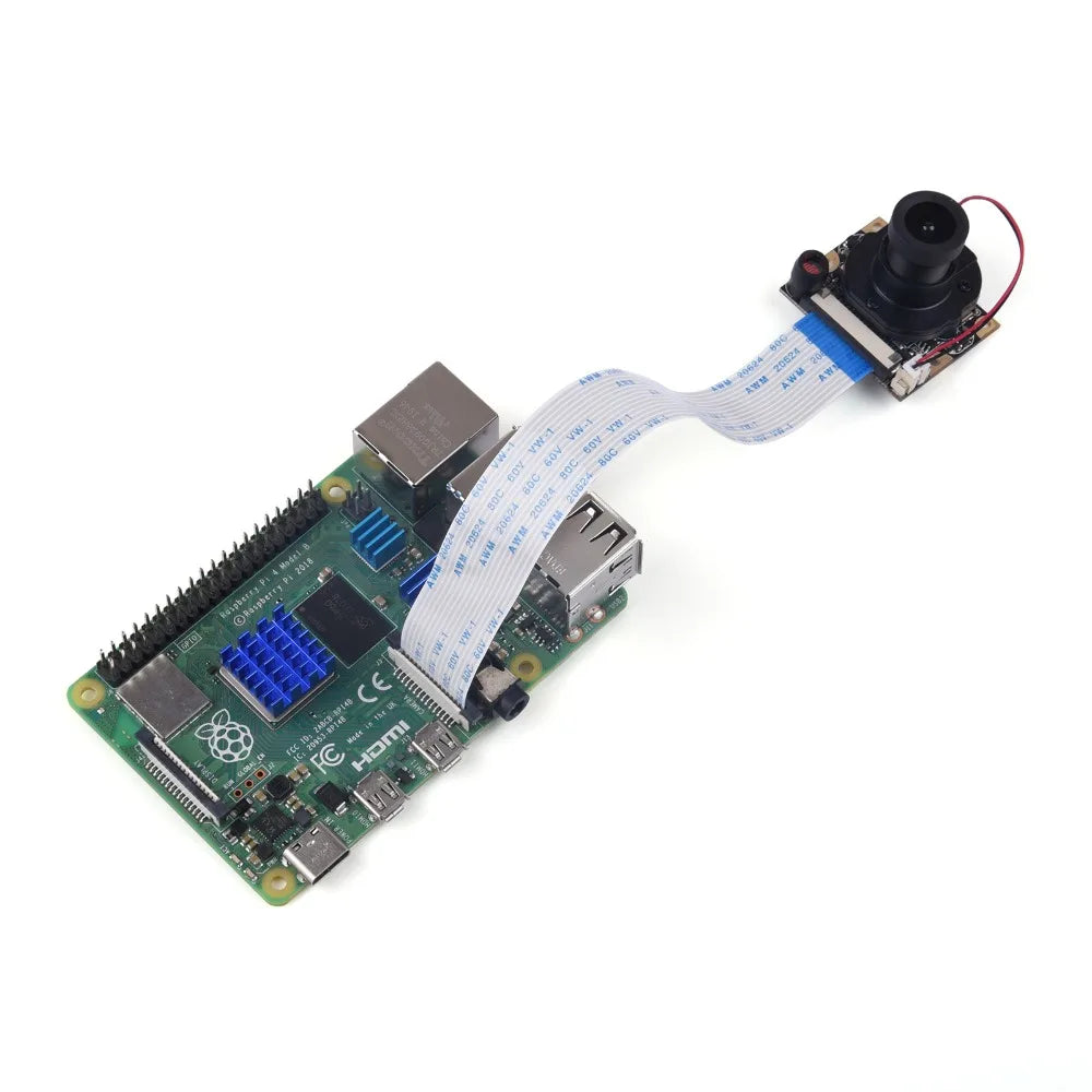 Raspberry Pi 4B Camera Module Night Vision 5MP Webcam With Infrared IR Sensor LED Light For Raspberry Pi 4B/3B+/3B