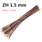 10PCS 1.0 1.25 1.5 2.0 2.54 SH/JST/ZH/PH/XH 1.0MM 1.25MM 1.5MM 2.0MM  2.54MM 2PIN/3/4/5/6/7/10P Female Plug Connector With Wire