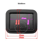 2pcs 32x58mm/36x86mm/50x65mm/59x69mm/60x85mm Square Speaker Passive Radiator Auxiliary Bass Woofer Rubber Vibration Plate