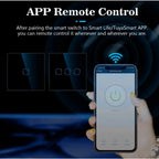 Smart Switches 1/2/3 Gang Wifi Touch Light Wall Sensor Switch Works with Tuya Control Smart Life Google Alexa Alice Yandex