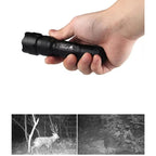 UltraFire 502IR IR 850/940nm Infrared Flashlight Night Vision Illuminator LED Torch 18650 Invisible Light for Hunting Coyote