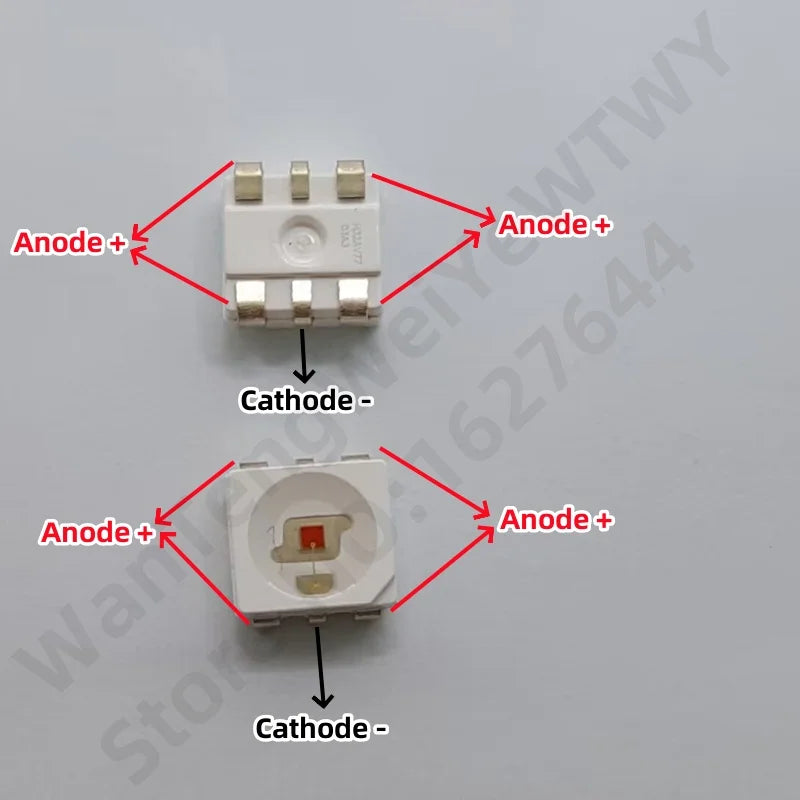 JUEFI   LED  3528  3433   PLCC6  0.5W  Yellow   Automotive  Application  01.JA.CG3528Y65P01