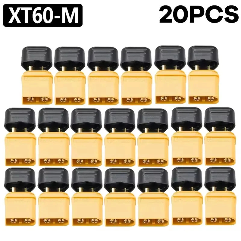 1-40PCS Male & Female Connector XT60 XT90 Plugs Wire Cable Connectors Adapter with Sheath Housing for RC Battery Car Airplane