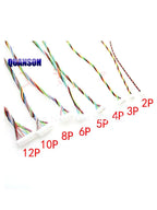5PCS  JST 0.8mm Connector Cable Wire 02SUR Single Double Head 2P 3P 4P 5P 6P 7P 8P 10P 0.8mm Pitch IDC Type 10cm 20cm 30cm