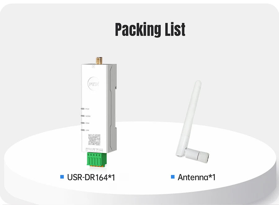 Serial Port RS485 To WiFi Converter IoT Device USR-DR164 Support Modbus MQTT