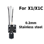 Original Hotend For Bambu Lab X1 X1C P1P P1S Hard Steel Nozzles Bamboo Bambulabs Combo Thermistor For bambu lab cooling fan