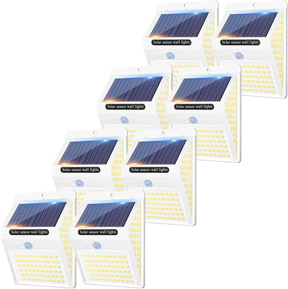 140LED Solar Security Lights Outdoor, Solar Motion Sensor Lights 270ºWide Angle Waterproof Solar Powered Durable Wall Lights