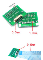 1Pcs/lot FPC/FFC Adapter Board 0.5/1.0MM to 2.54MM Soldered Connector 4/5/6/8/10/12/14/16/20/26/3040/45/50/60 Pin