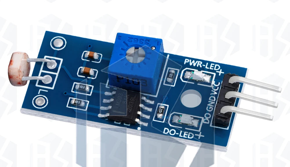 Updated LDR Photosensitive Sensor Module: for Arduino-Compatible – For Light Intensity & Brightness Detection
