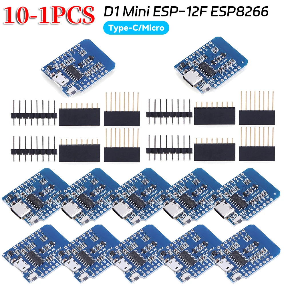 ESP-12F ESP8266 Development Board Support OTA Launch D1 Mini Nodemcu Lua Wifi Development Board Compatible with WeMos D1 Mini