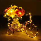 1M 2M 3M 5M Copper Wire LED String lights Holiday lighting Fairy Garland For Christmas Tree Wedding Party Decoration